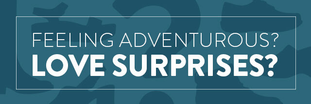 Feeling Adventurous? Love Surprises? Silhouettes of boots sandals and shoes. 